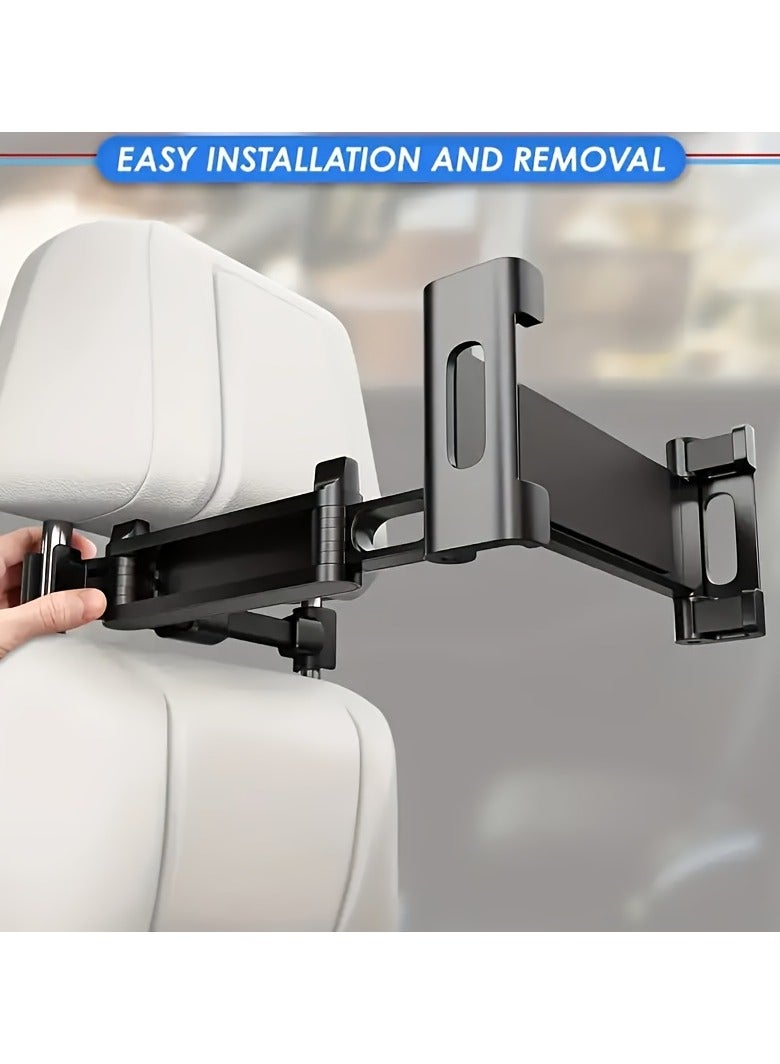 AROAQ Car Rear Headrest Tablet Phone Holder, Compatible with Tablets, Suitable for 11.94-32.77 cm Devices, Safe And Adjustable Support, Suitable for Road Travel - Image 4