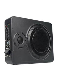 SHEZA STAR 10 Inch Low Profile Amplified Subwoofer System 800 Watt Compact Enclosed Active Under Seat Car Audio Subwoofer with Built in Amp Powered Car Subwoofer with Low & High Level Inputs Black  - Image 5