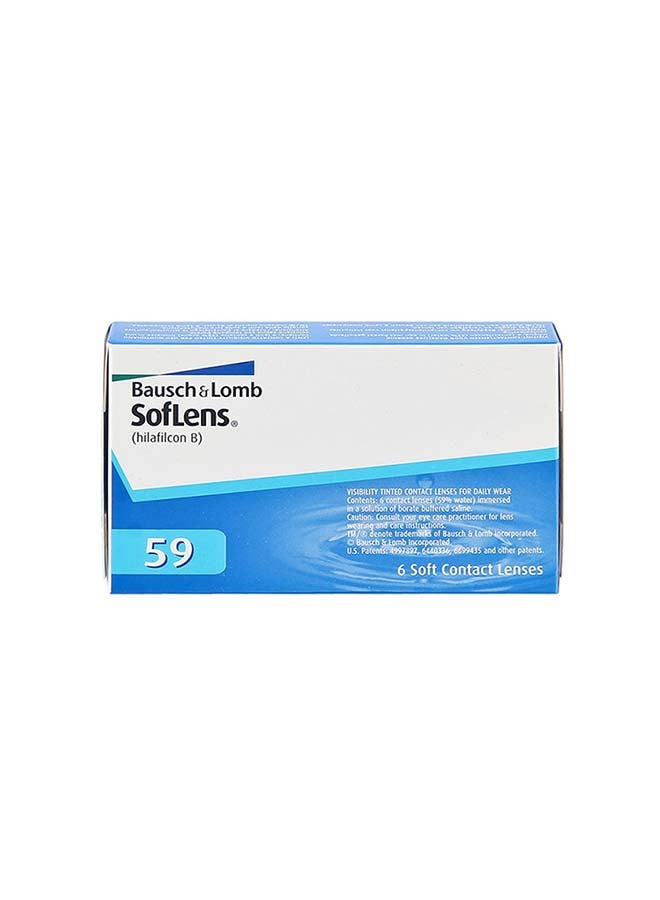 Unisex Pack Of 6  Soflens 59 Monthly Disposable Contact Lenses