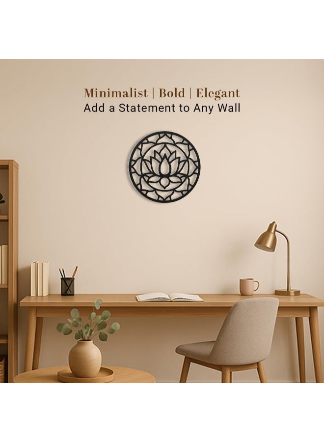 RIGID Lotus Metal Wall Art - Image 3