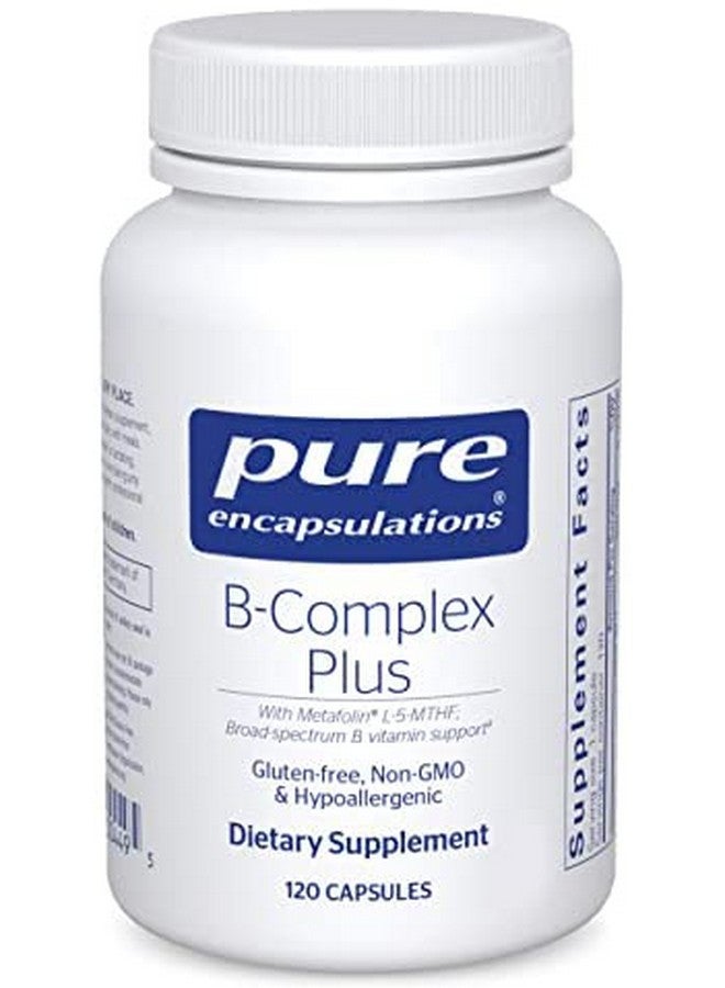 Pure Encapsulations بي كومبلكس بلس ؛ مكمل فيتامين ب لدعم نمو خلايا الدم الحمراء والصحة العصبية والنفسية وصحة القلب والأوعية الدموية ومستويات الطاقة* ؛ 120 كبسولة - Image 2