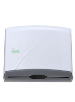 Vialli Vialli Folded Paper Towel Dispenser, 200 Papers ,White  - Image 1