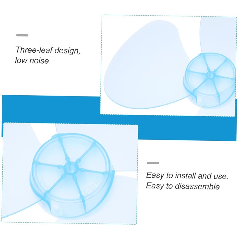 شفرات مروحة RV مقاس 12 بوصة زرقاء بديلة مقاومة لدرجات الحرارة العالية منخفضة الضوضاء - Image 3
