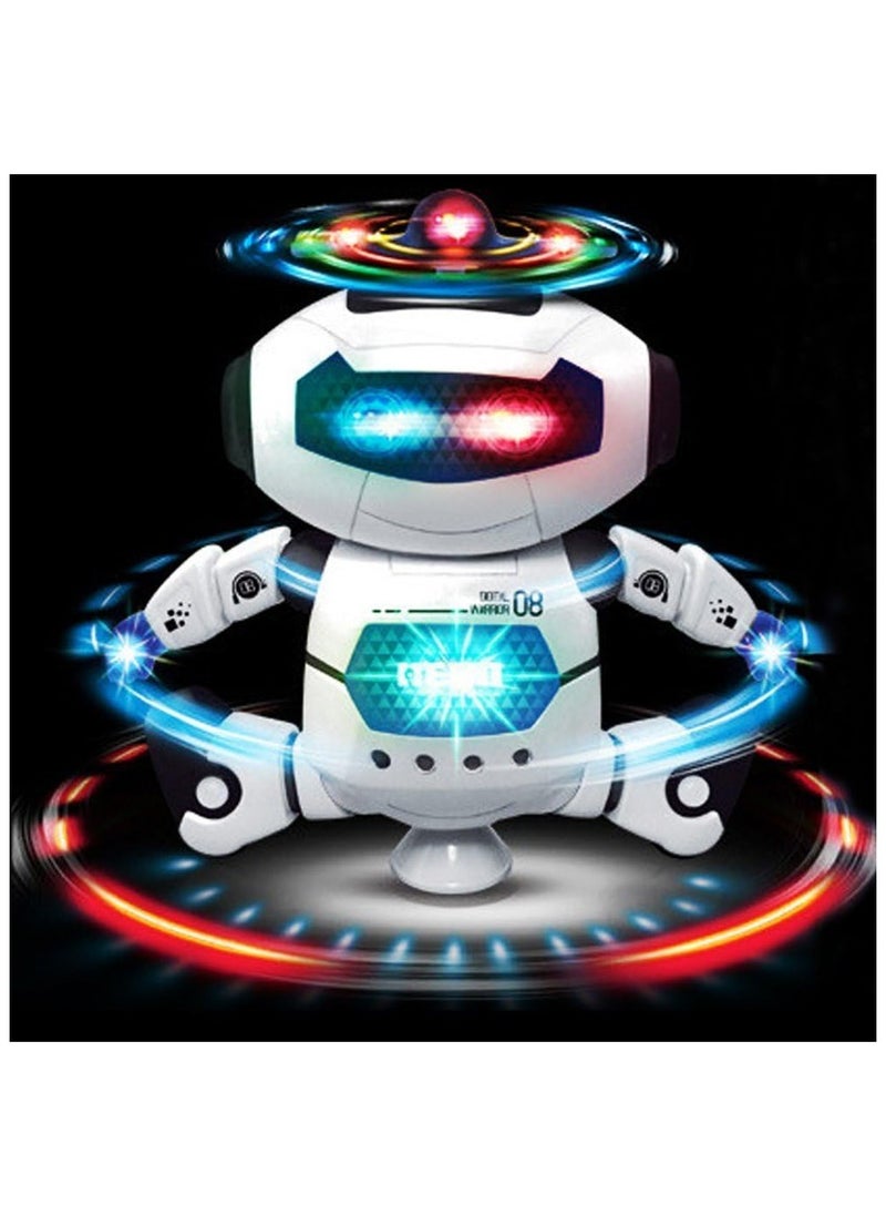 Generic Dancing Robot with 360° Rotation, Music, & 3D Flashing Lights – Electro Dancing Toy for Kids  - Image 5