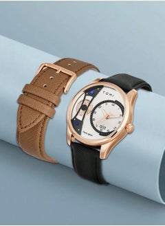 TOMI Men's Wrist Watch With Replacement Strap  - Image 2
