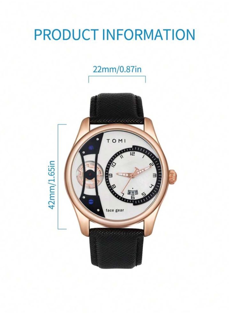 TOMI - Men's Wrist Watch With Replacement Strap - Image 1