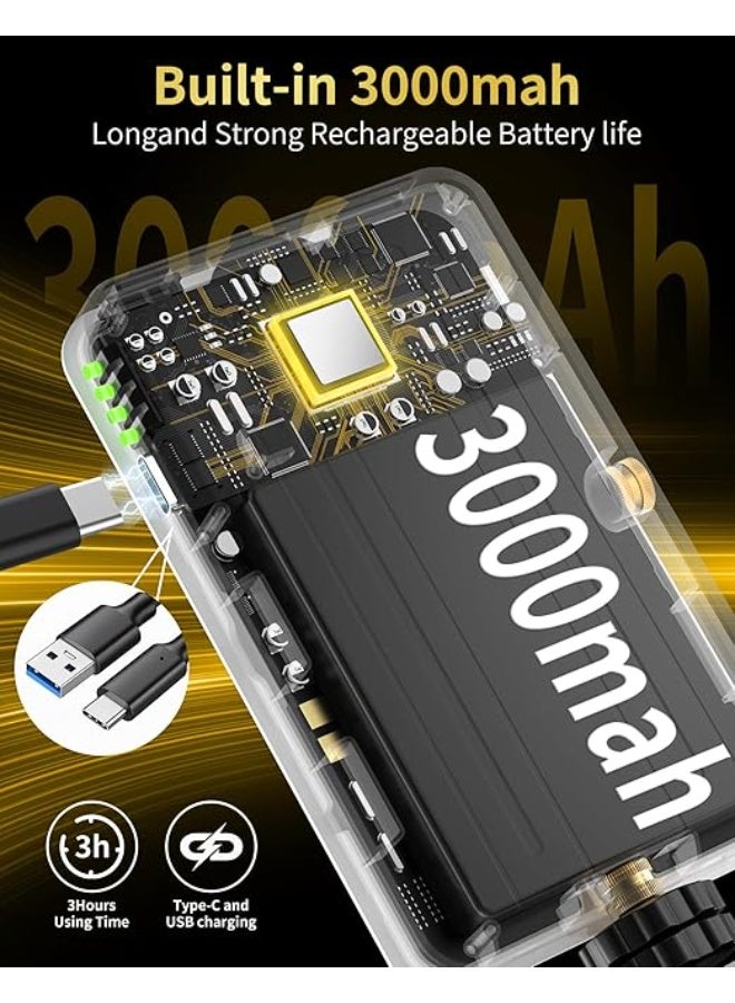 120 LED Portable Selfie Light with Clip & Tripod – Rechargeable 3000mAh Battery, CRI 95+, 3 Adjustable Lighting Modes - Image 5