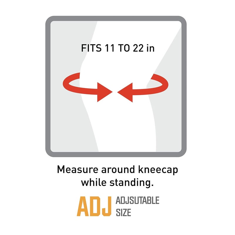 ACE Brand Adjustable Compression Knee Support for Weak, Sore or Injured Joints - One Size Fits Most - Image 5