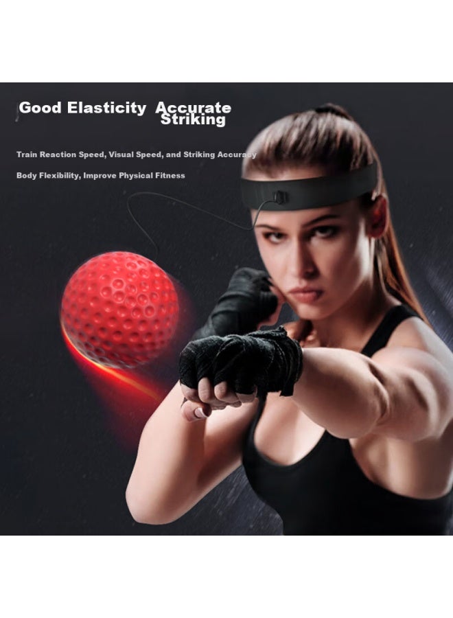 Tatanice Children's Head-mounted Boxing Reaction Ball, Adult Sanda Training Speed Ball, Toy For Boys And Girls, Back-to And Birthday Gift - Image 2