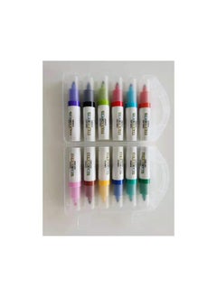Miniso Create vibrant artwork with this 12-color marker set, perfect for drawing, coloring, and crafts. 