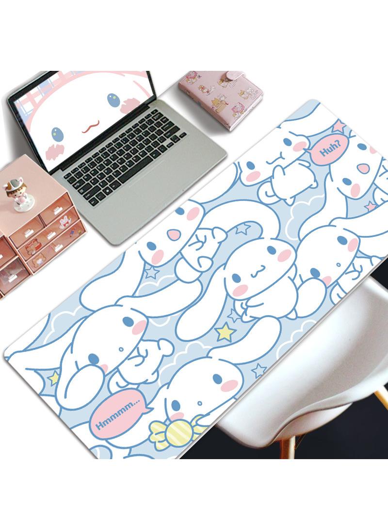 Y&D Cinnamoroll Gaming Mouse Pad Extended Large Mat Desk Pad Stitched Edges Mousepad Long Mouse Pad And Non-Slip Rubber Base Mice Pad 800x300x5mm  - Image 1