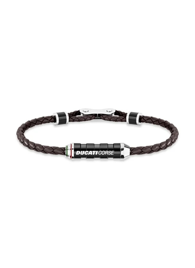Ducati Corse Ducati Dinamica Brown Bracelet For MenDTAGB2137210