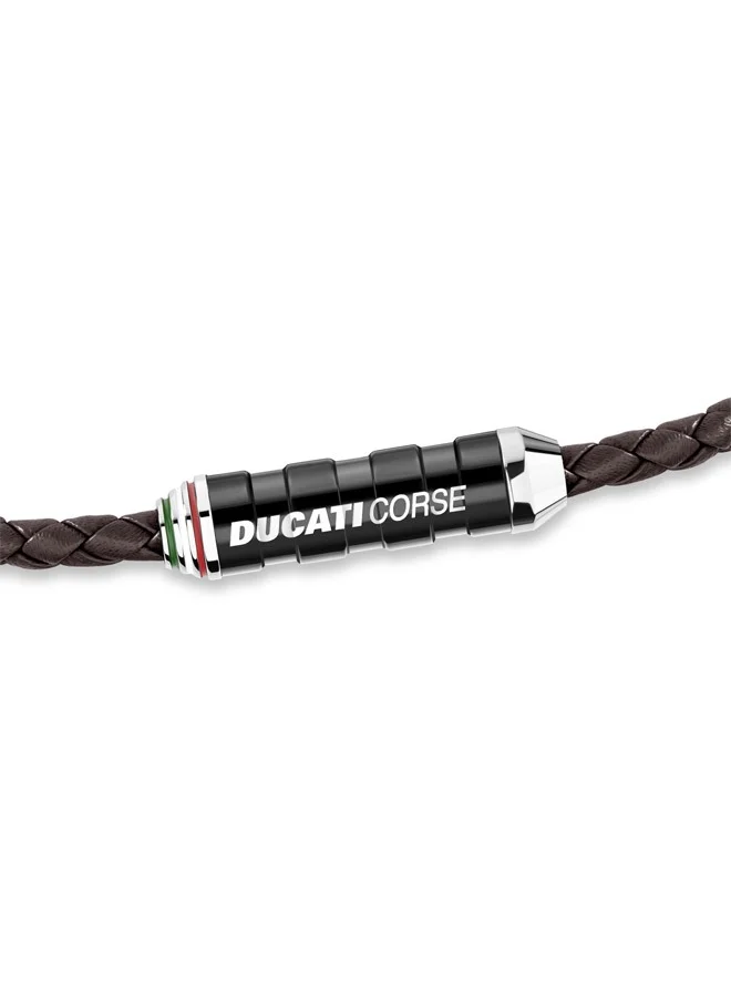 Ducati Corse Ducati Dinamica Brown Bracelet For MenDTAGB2137210