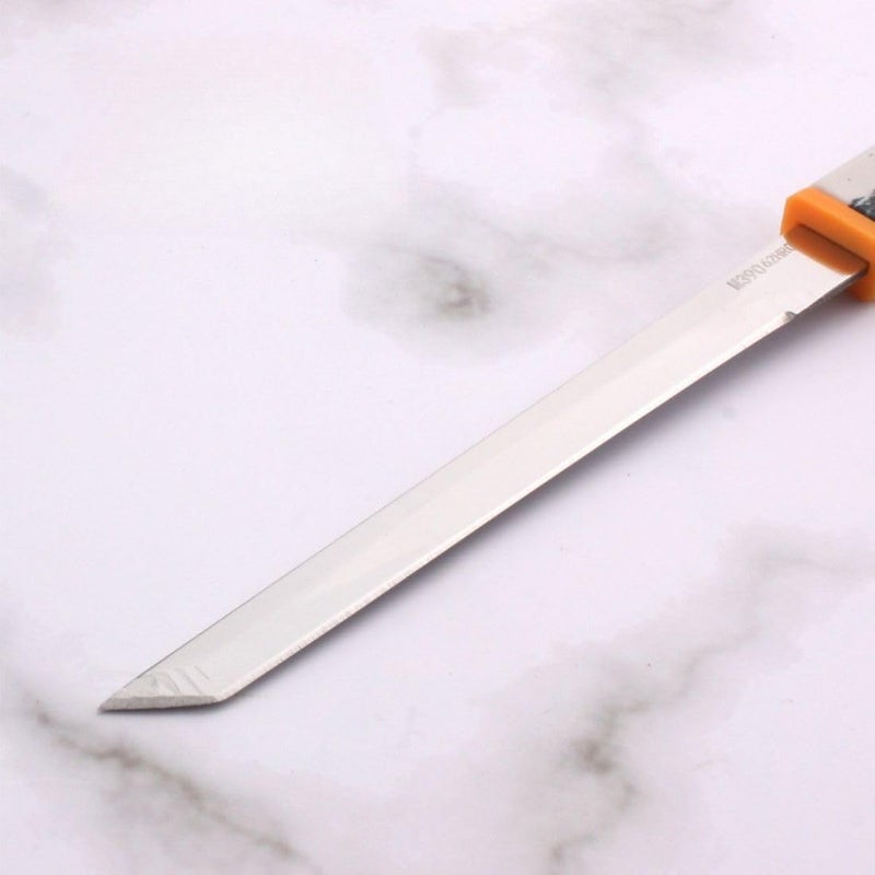Fronitoola 4.5-Inch Multifunctional Fruit Knife,Fruit Paring Knife Stainless Steel Professional Kitchen Knives with Non Stick Coating,Portable and Sharp, Suitable for Barbecues (Pack of 1,White) - Image 5