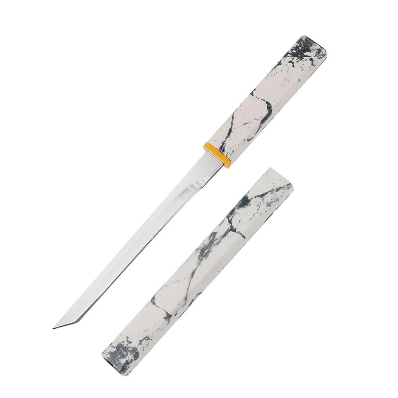 Fronitoola 4.5-Inch Multifunctional Fruit Knife,Fruit Paring Knife Stainless Steel Professional Kitchen Knives with Non Stick Coating,Portable and Sharp, Suitable for Barbecues (Pack of 1,White) - Image 1