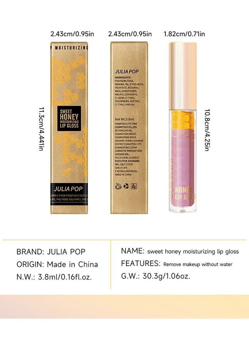 JULIA POP Sweet Honey Moisturizing Lip Gloss  - Image 5