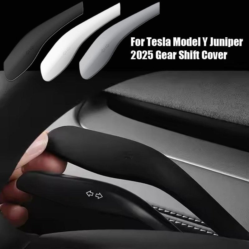 Silicone steering wheel, column shifter, and steering lever cover suitable for 25 Tesla models. - Image 4