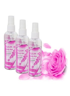 LILIUM Pure & Natural Rose Water With Original Rose Frangrance 120Ml Pack Of 3  - Image 1