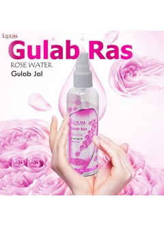 LILIUM Pure & Natural Rose Water With Original Rose Frangrance 120Ml Pack Of 3  - Image 2