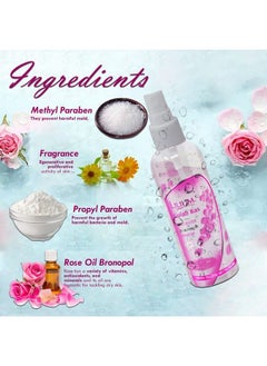 LILIUM Pure & Natural Rose Water With Original Rose Frangrance 120Ml Pack Of 3  - Image 3