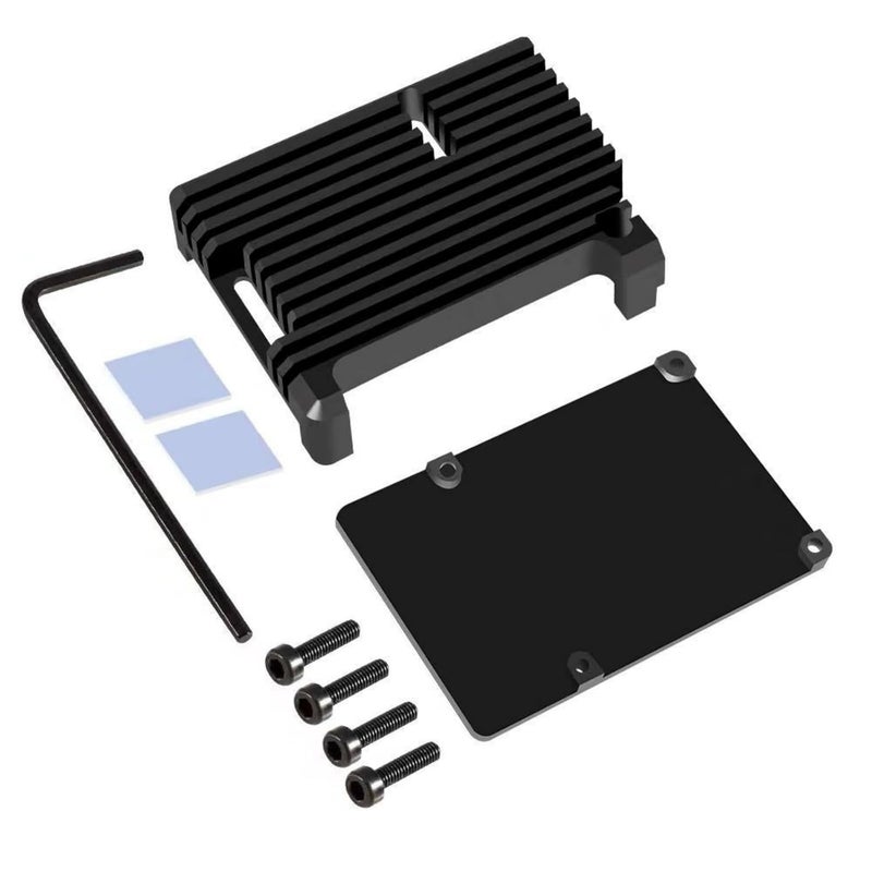 Sleek Aluminum Alloy 4B Armor Case for 4B Metal Shell Enclosure offers double fan cooling solution case - Image 5