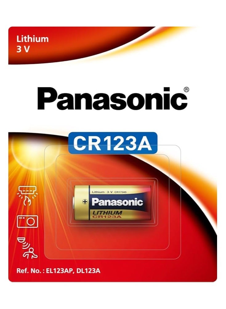 Panasonic CR123A Lithium Battery, 3V Non-Rechargeable Battery - Image 1