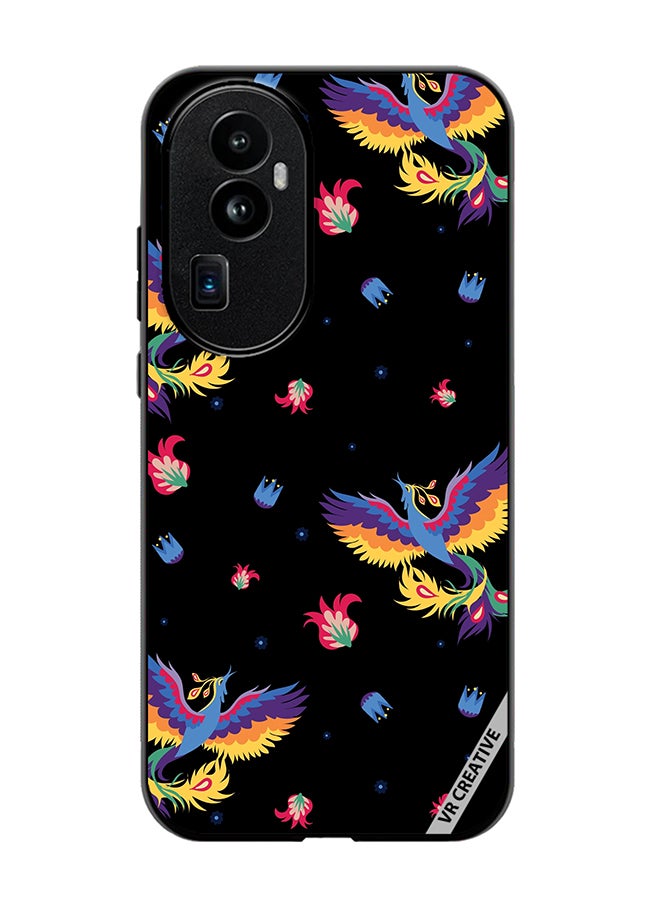 VR CREATIVE Protective Case Cover For Oppo Reno 10 Pro Plus Bird And Flowers For Bed Linen Design Multicolour - Image 1