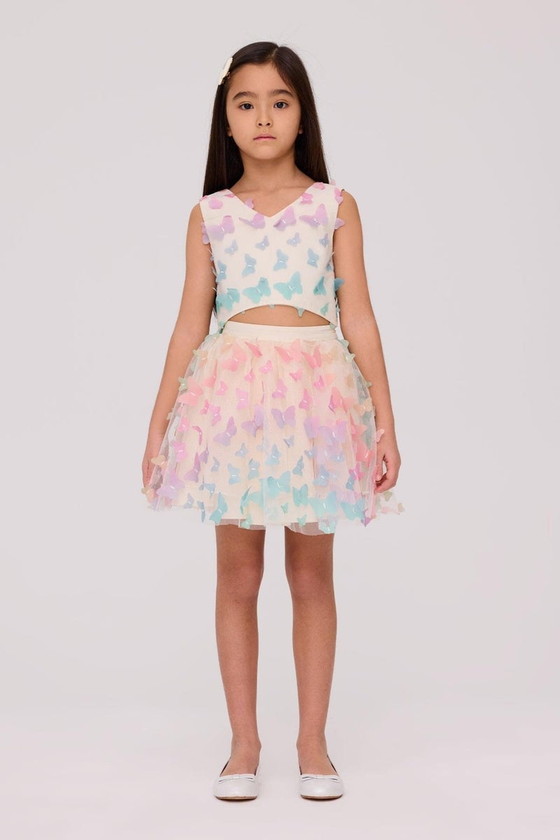TYESS Girl's Patterned Skirt - Image 1