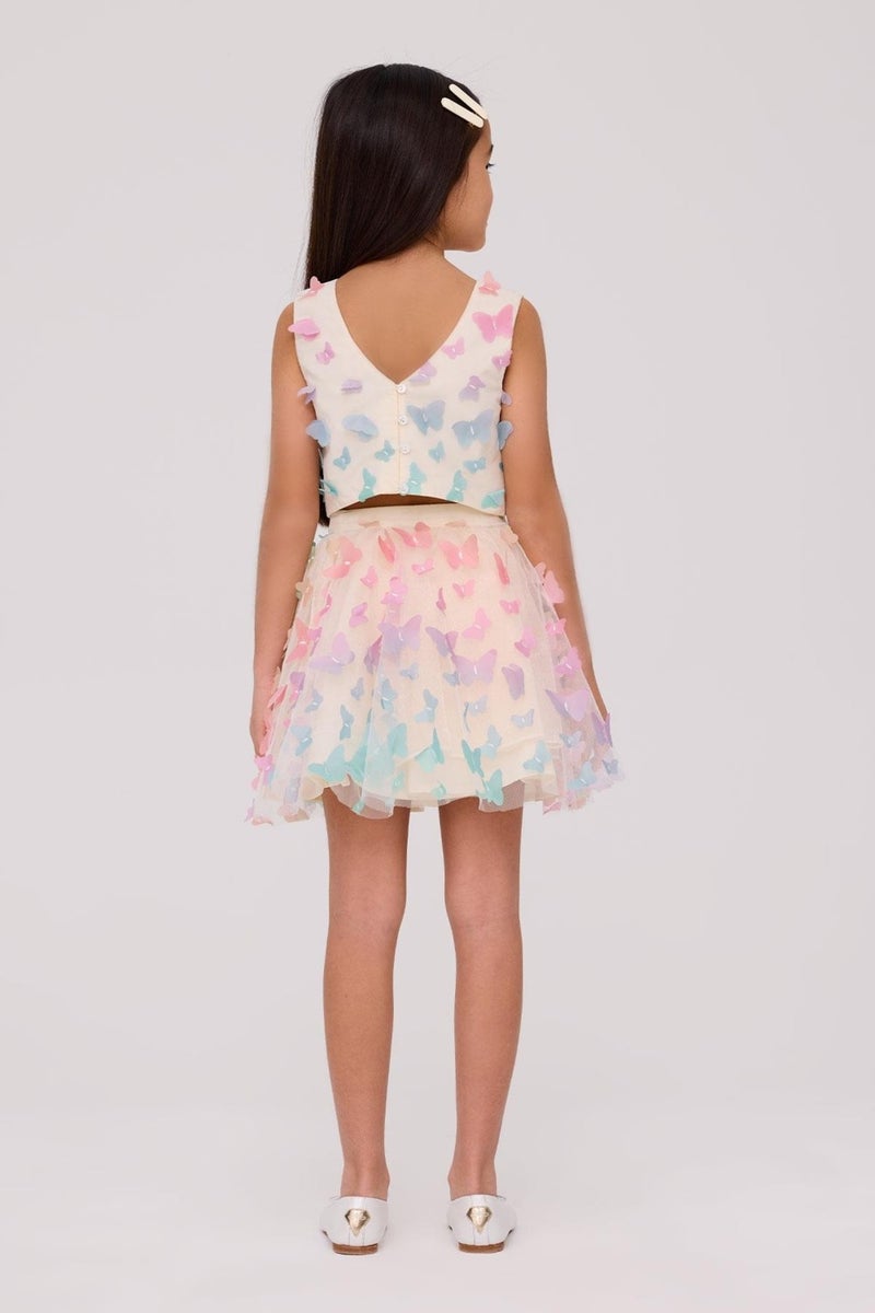 TYESS Girl's Patterned Skirt - Image 4