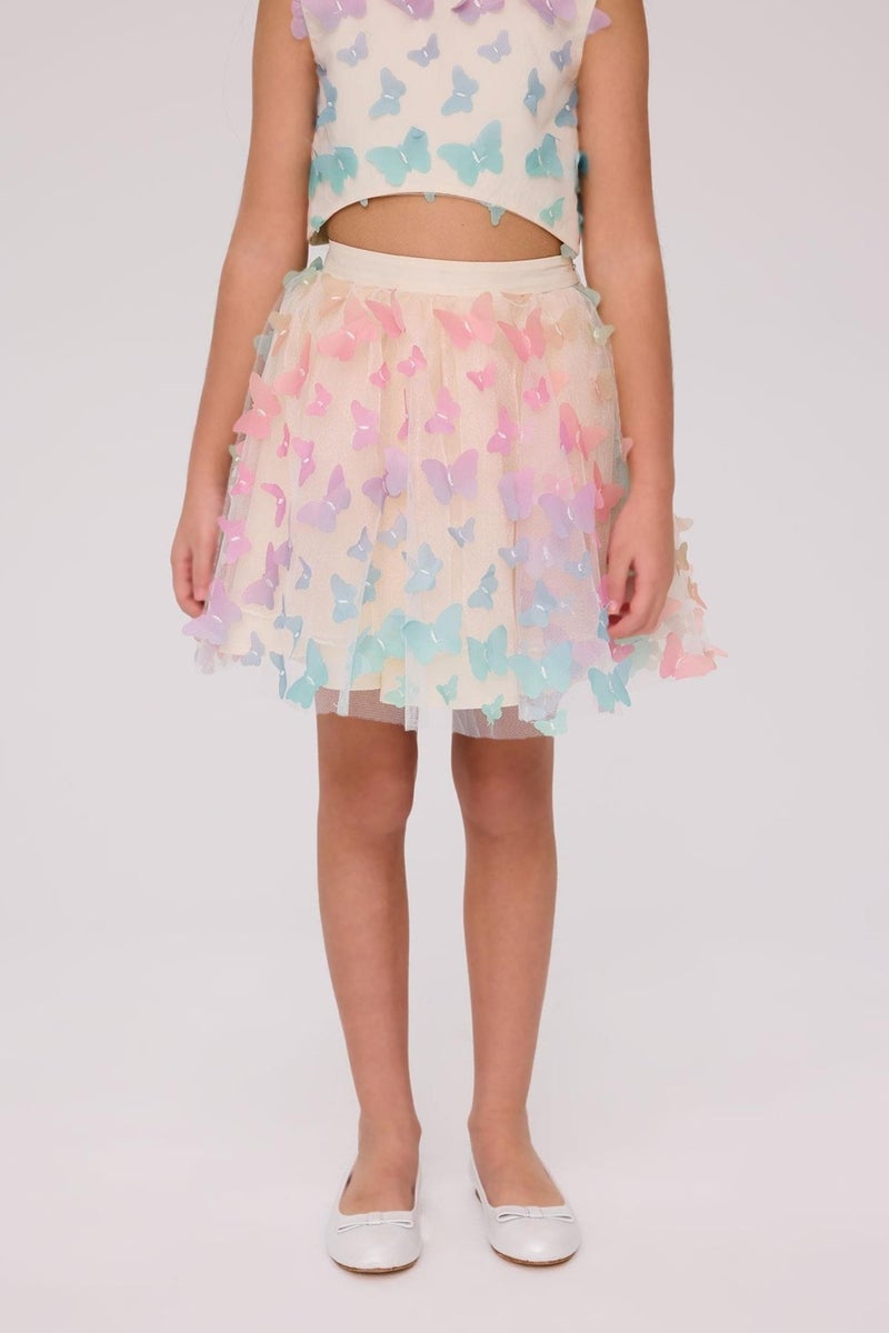 TYESS Girl's Patterned Skirt - Image 2