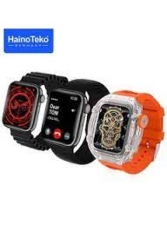 Haino Teko Haino Teko Richard M9 Smart Watch with 3 Pairs of Stylish Straps and 1 Protective Case for Men and Boys  - Image 2
