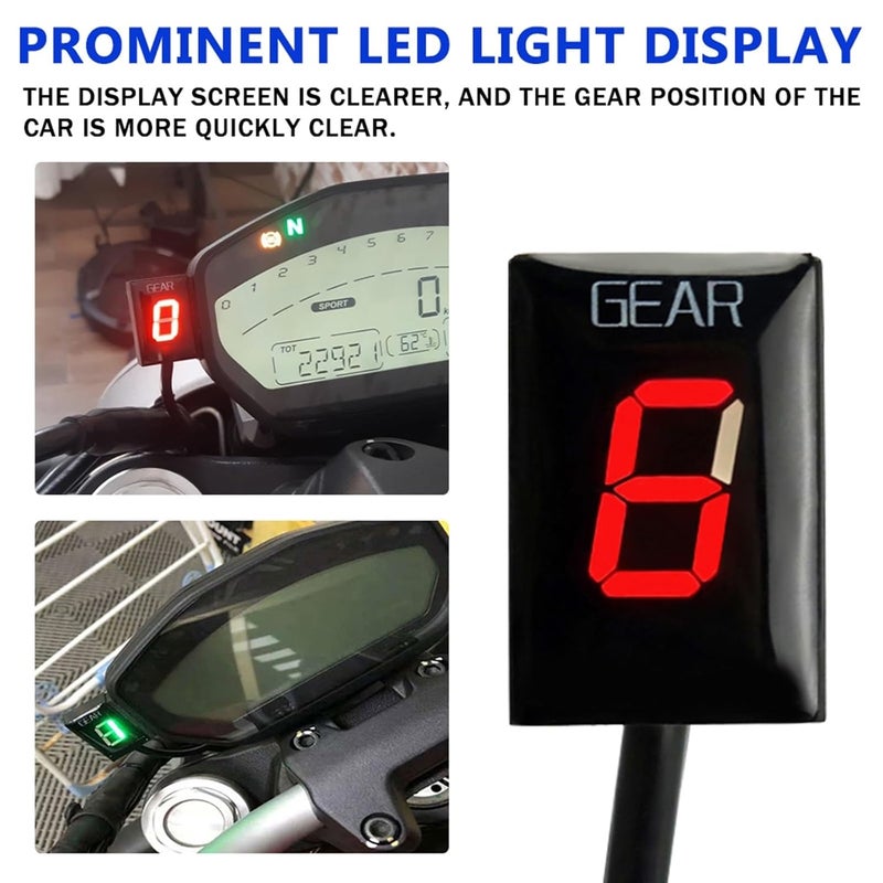 Yurefax Digital Gear Indicator for Ducati Motorcycles - Image 3