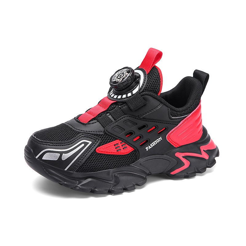 Mesh Sneakers Lightweight Flexible Sole Walking Shoes For Kids Indoor And Outdoor Activities - Image 1