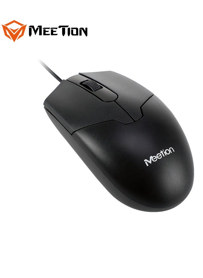 Meetion ماوس ميتين USB سلكي M360 واجهة USB. توصيل وتشغيل ماوس بصري عالي الدقة تصميم متماثل ومريح - Image 3