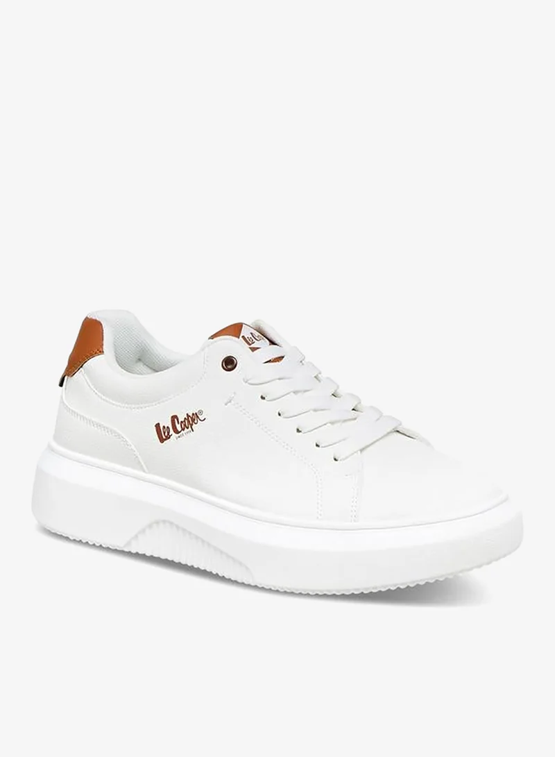 Lee Cooper Men's Solid Lace-Up Sneakers