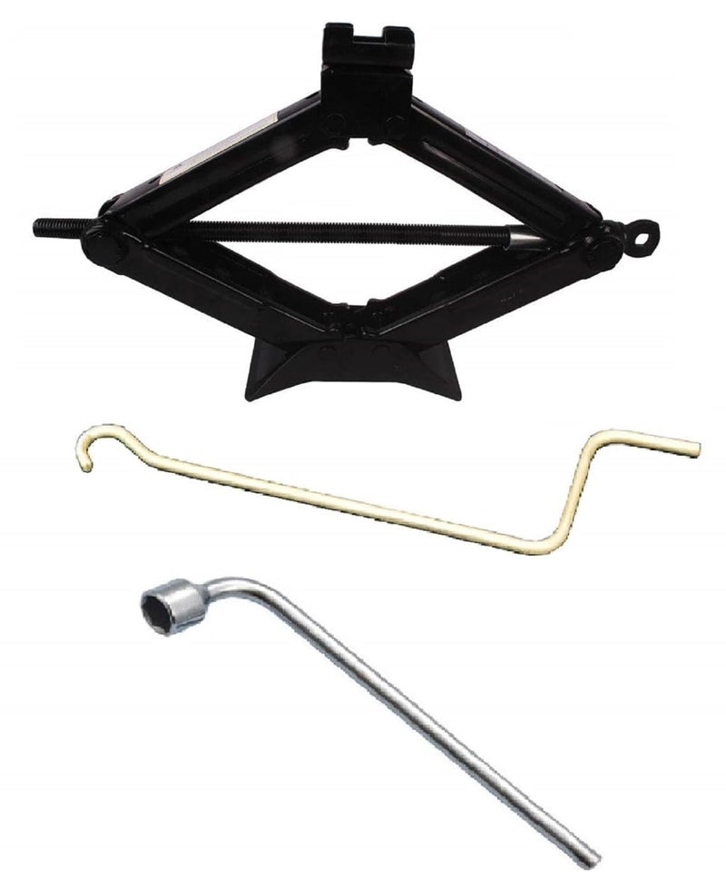 JAGGER جاك سيارة يدوي جاجر بمقص لجميع السيارات (3 طن [أسود]) - Image 1