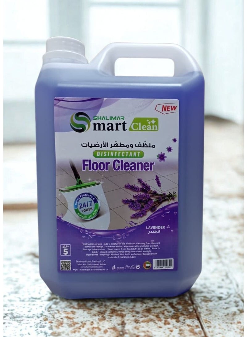 Shalimar Lavender Floor Cleaner 5 Litre, Multipurpose, Long-Lasting Fragrance