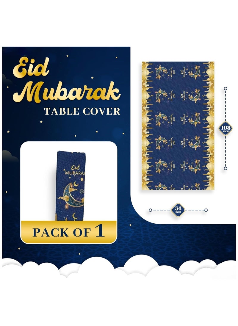 KATCHON Eid Mubarak Tableware Set Pack of 176 for Eid Party Decorations  - Image 3