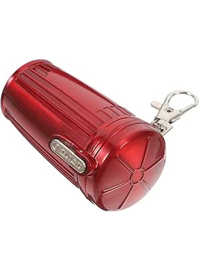 Miniature Portable Ashtray Keychain with Lid Sealed Smokeless Storage Container for Travel - Image 1