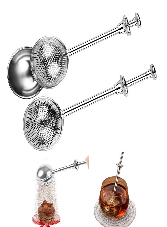 PERLLENT 1 Pcs Bakers Dusting Wand for Sugar Flour and Spices, Stainless Steel Flour Duster for Baking, Powdered Sugar Shaker Duster Sifter - Image 1