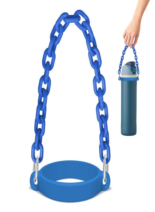 BKBY Water Bottle Handle Strap Compatible with Owala Smoothsip Slider Coffee Mug & Owala Freesip Water Bottle 24oz 32oz 40oz, Strong Secure Acrylic Carrier Sling for Running, Jogging, Gym, Hiking - Image 1