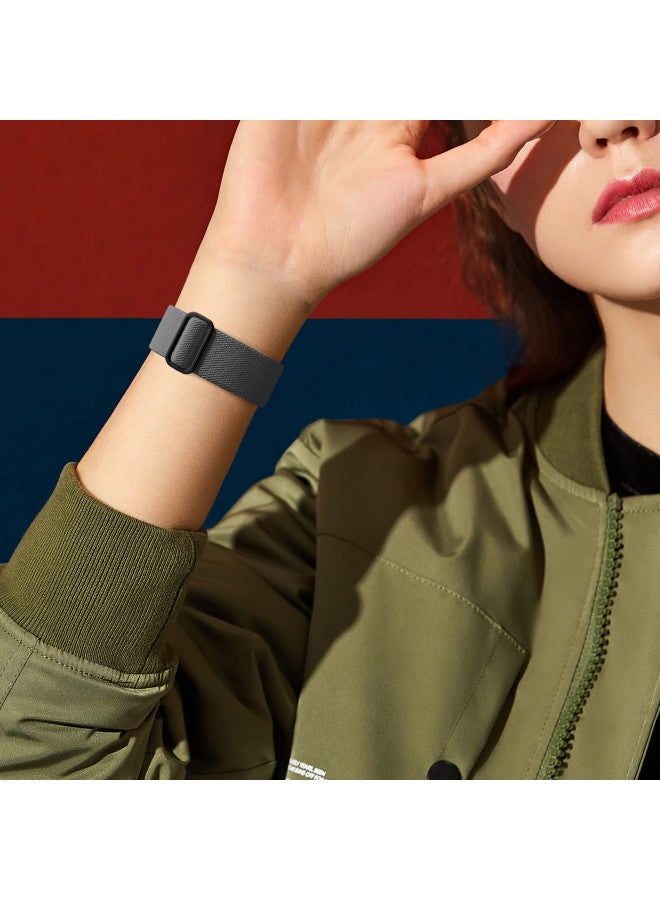 DaQin 3 Pack Stretchy Solo Loop Compatible with Apple Watch Band 44mm 49mm 42mm 40mm 38mm 45mm 46mm 41mm Men, Elastic Nylon Band for Apple Watch Ultra/Ultra 2 iWatch Series 10 9 8 7 6 5 4 3 2 1 SE - Image 3