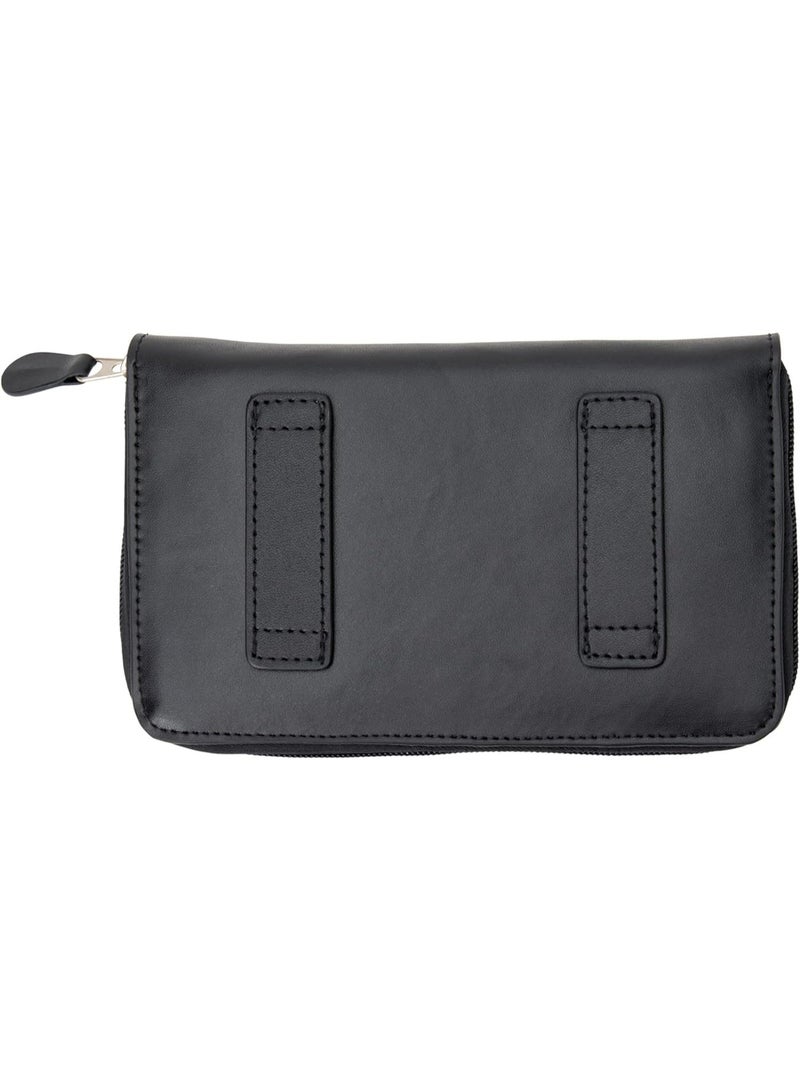 ProTec Protec Trumpet/Small Brass Multiple (4-Piece) Leather Mouthpiece Pouch with Zipper Closure, Model L221  - Image 3