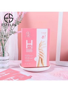 ESTELIN Rose Nourishing Hand Mask Moisturizing Spa gloves  - Image 1