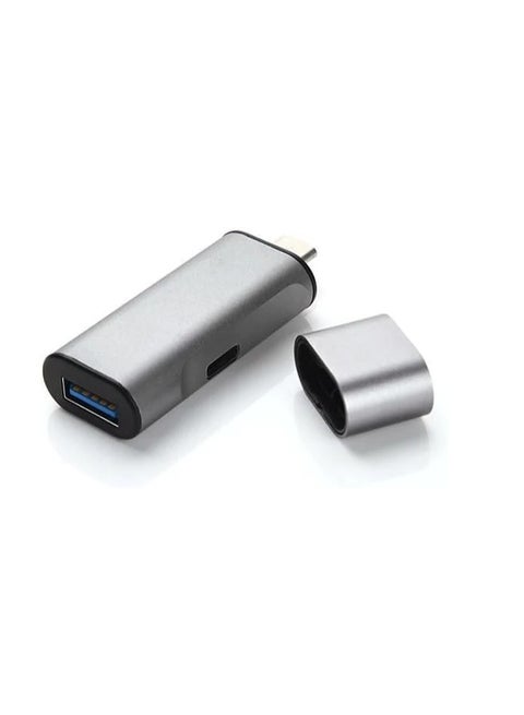 IHUB-12 Type C HUB - USB-C Charger Adapter with USB 3.0 and USB Type-C Port