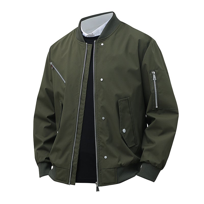 M-8Xl Plus Size Coat Men'S New Collar Waterproof Loose Trend Casual Jacket Men - Image 2