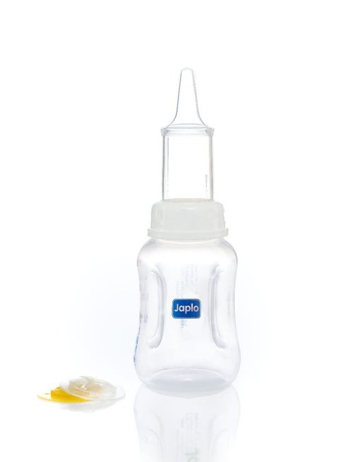 Feeding bottle for special cases, cleft lip and premature birth, 140 ml