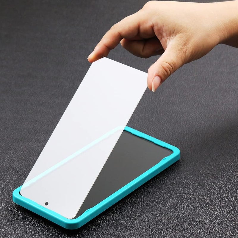 Ibywind For Samsung Galaxy M52 5G Screen Protector 6.7",2 Pack 9H Hardness Tempered Glass,With 1Pc Camera Lens Protector,1Pc Back Carbon Fiber Film,Easy to install - Image 3