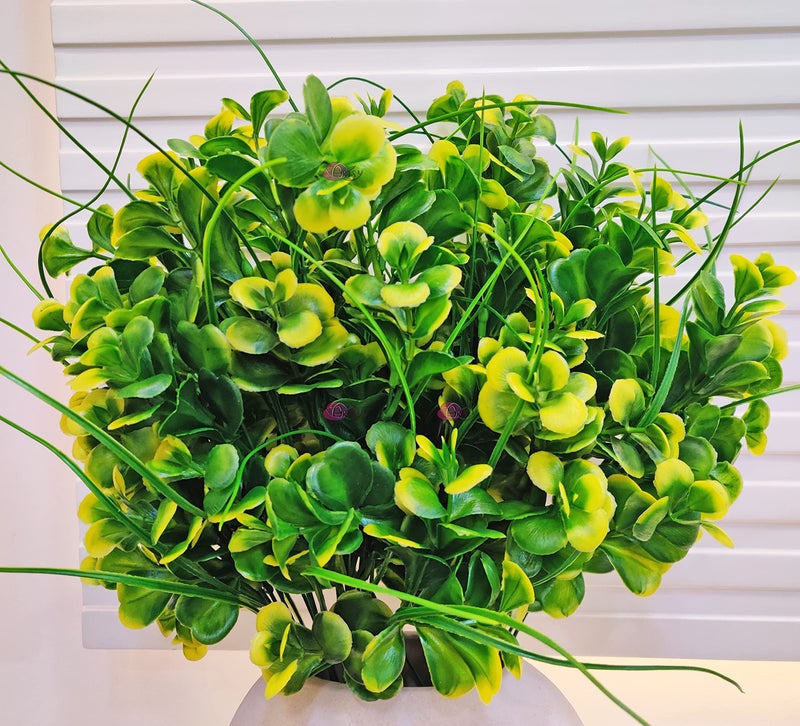ARTSY Artificial Plants for Home Decor, Plant Leaves Bunch for Pot/vase, Home/Office Decor, Gift, Craft, Artificial Flowers, Without vase, Pack 1 Piece, 50 cm Height, Mix - Image 2