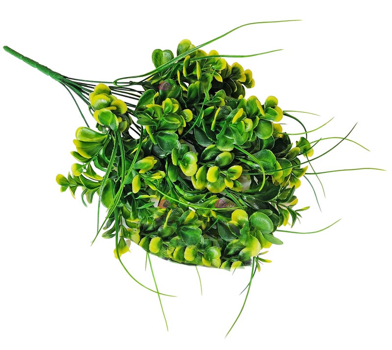ARTSY Artificial Plants for Home Decor, Plant Leaves Bunch for Pot/vase, Home/Office Decor, Gift, Craft, Artificial Flowers, Without vase, Pack 1 Piece, 50 cm Height, Mix - Image 5